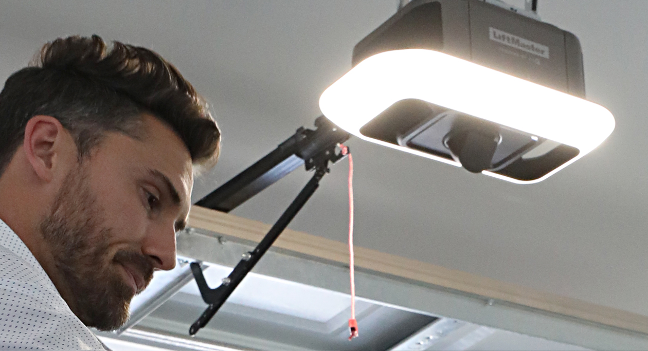 LED Lighting garage door opener