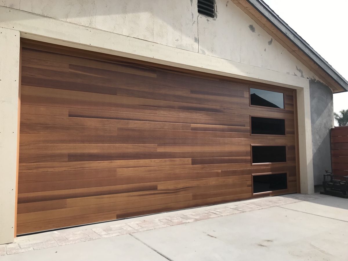 Planks Garage Door