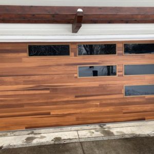 Planks Garage Door
