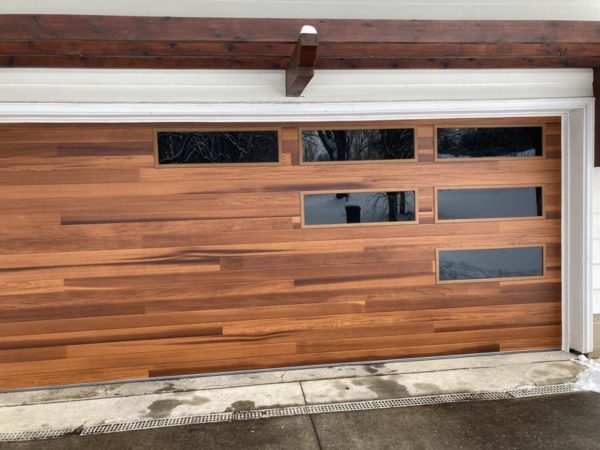 Planks Garage Door