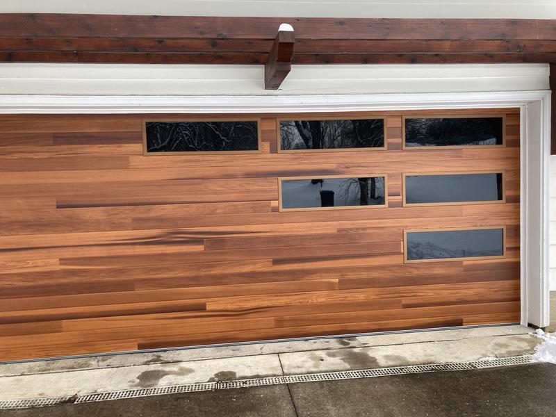 Planks Garage Door