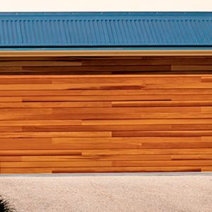 Planks Garage Door