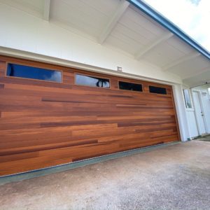 Planks Garage Door