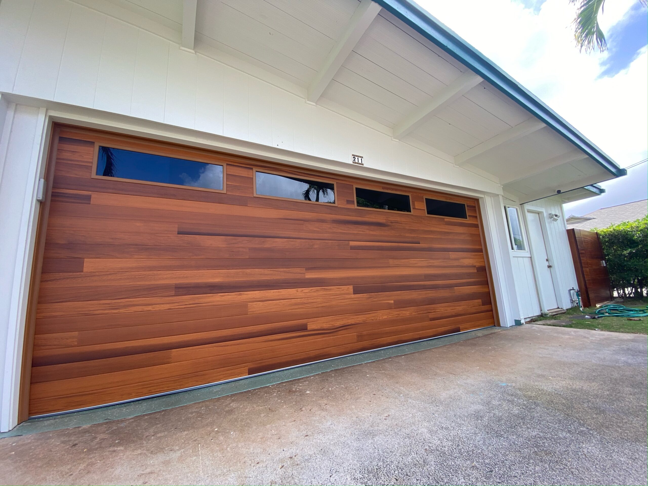 Planks Garage Door