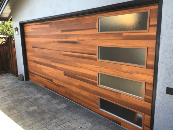 Planks Garage Door