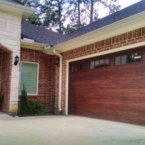 Planks Garage Door
