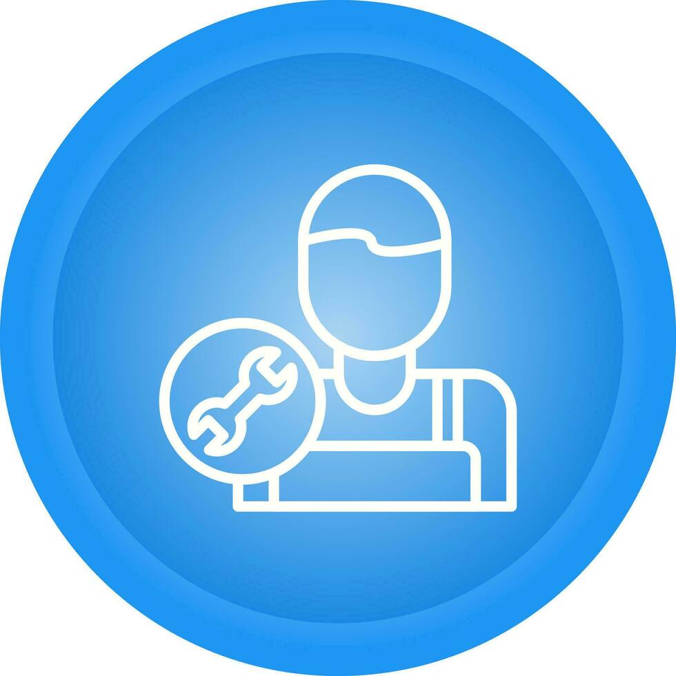 garage technician icon vector