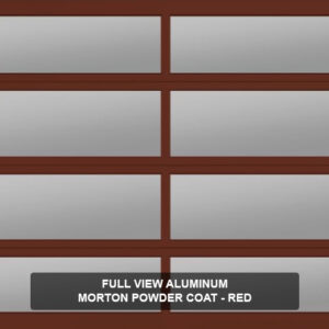 Full-View-Aluminum-Morton-Powder-Coat-Red