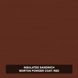 Insulated-Sandwich-Morton-Powder-Coat-Red