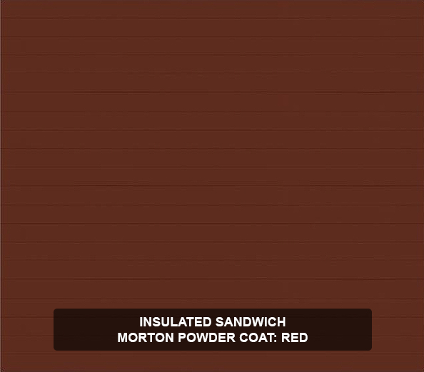 Insulated-Sandwich-Morton-Powder-Coat-Red
