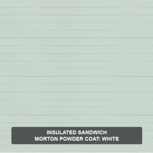 Insulated-Sandwich-Morton-Powder-Coat-White