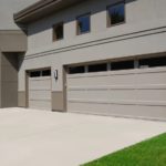 Recessed Panel Garage Door - Long Panel Style