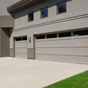 Recessed Panel Garage Door - Long Panel Style