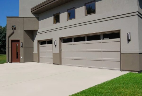 Recessed Panel Garage Door - Long Panel Style