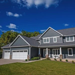 Recessed Panel Garage Door - Long Panel Style