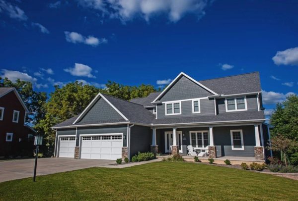 Recessed Panel Garage Door - Long Panel Style
