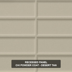 Recessed-Panel-CHI-Powder-Coat-Desert-Tan