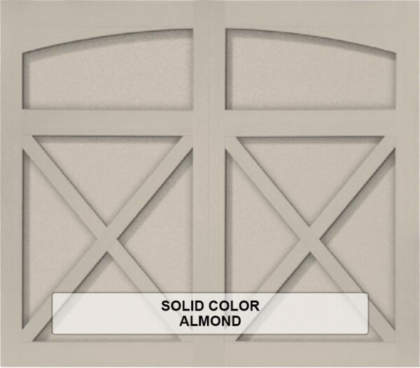 Solid-Steel Overlay Carriage House Almond Color