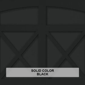 Solid-Steel Overlay Carriage House Black Color