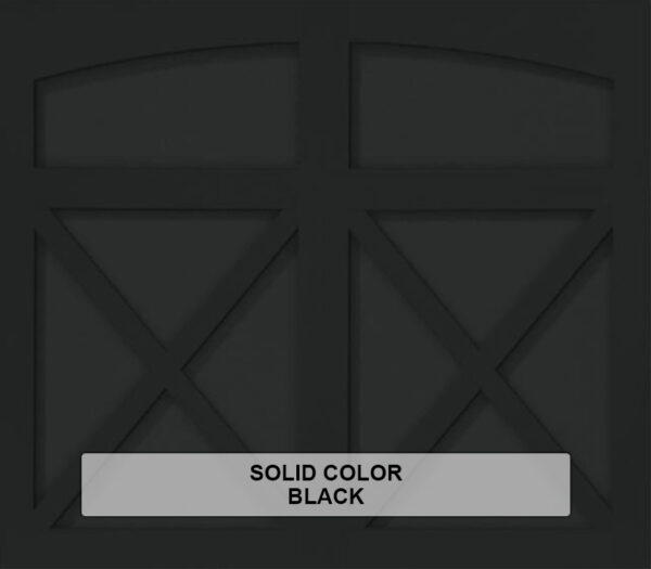 Solid-Steel Overlay Carriage House Black Color