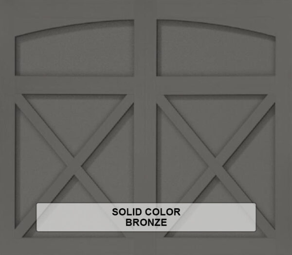Solid-Steel Overlay Carriage House Bronze Color