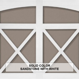 Solid-Steel Overlay Carriage House Sandstone With White Color