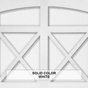 Solid-Steel Overlay White Color