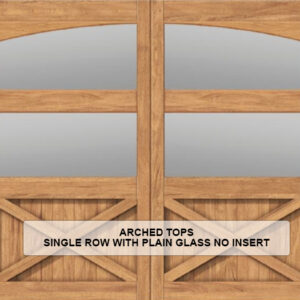 Wood-Overlay-Arched-Tops-Double-Row-With-Plain-Glass-No-Insert