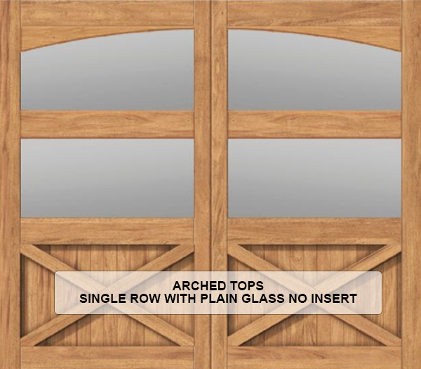 Wood-Overlay-Arched-Tops-Double-Row-With-Plain-Glass-No-Insert