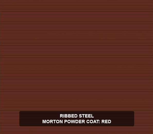 ribbed-steel-morton-powder-coat-red