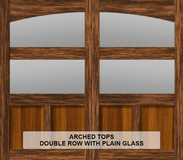 Shoreline 8x7 Double Row Arched Plain Glass