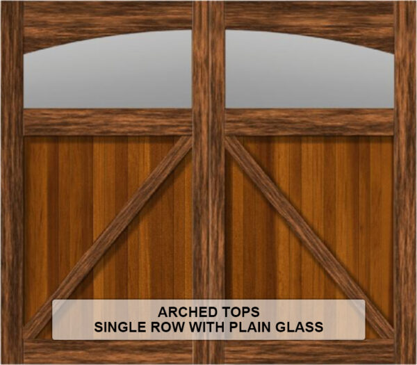 Shoreline 8x7 Single Row Arched Plain Glass