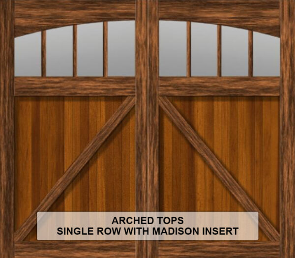 Shoreline 8x7 Single Row Arched With Madison Inserts